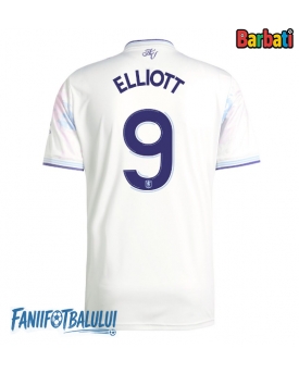 Aston Villa Harvey Elliott #9 Tricou Fotbal Replică 2025-26 Barbati Treilea